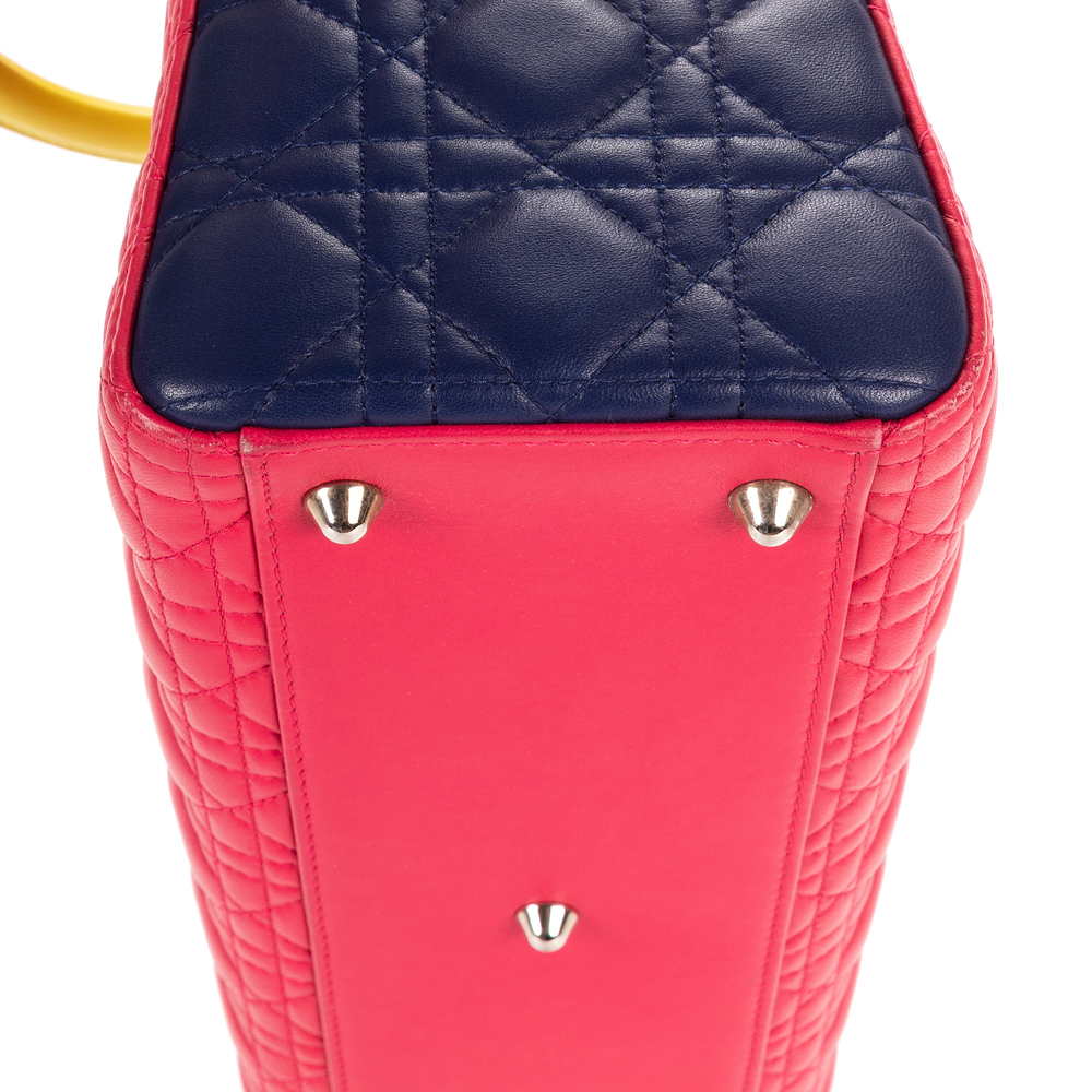Christian Dior Lady Dior Tricolor Large - Picture 7 of 11